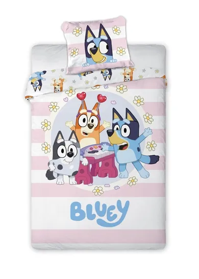 Bluey, 2-częściowy komplet pościeli bawełnianej, 140-200 cm