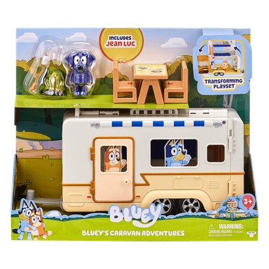 Bluey, Przyczepa kempingowa, zestaw z figurkami