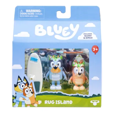 Bluey, Wyspa, zestaw figurek, 2 szt.