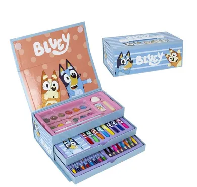 Bluey, zestaw artykułów do kolorowania