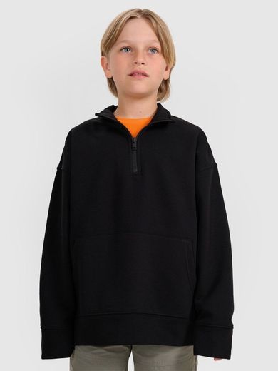Bluza chłopięca, czarna, 4F