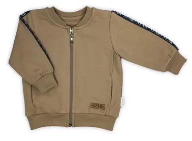 Bluza chłopięca, rozpinana, beżowa, Star, Nicol