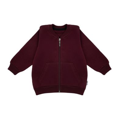 Bluza chłopięca, rozpinana, bordowa, Nicol