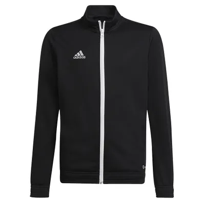 Bluza chłopięca, rozpinana, czarna, Adidas Entrada 22