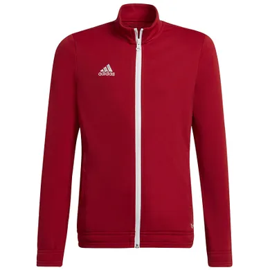 Bluza chłopięca, rozpinana, czerwona, Adidas Entrada 22