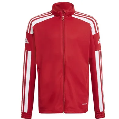 Bluza chłopięca, rozpinana, czerwona, Adidas Squadra 21 Training Jacket Junior