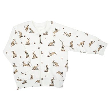 Bluza chłopięca, rozpinana, ecru, Nicol