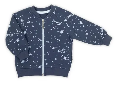 Bluza chłopięca, rozpinana, granatowa, Cool, Nicol