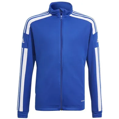 Bluza chłopięca, rozpinana, niebieska, Adidas Squadra 21 Training Jacket Junior