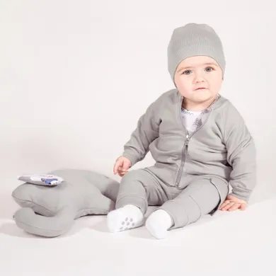 Bluza chłopięca, rozpinana, szara, Nicol