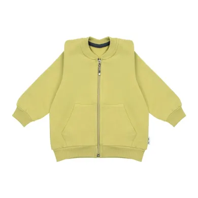 Bluza chłopięca, rozpinana, zielona, Nicol