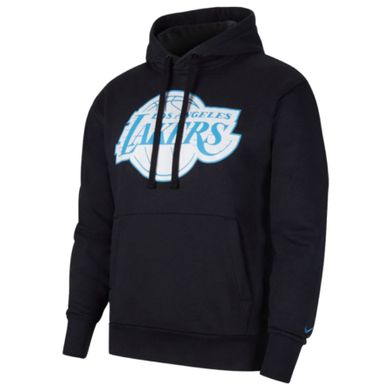 Bluza chłopięca z kapturem, czarna, Nike NBA Los Angeles Lakers Fleece