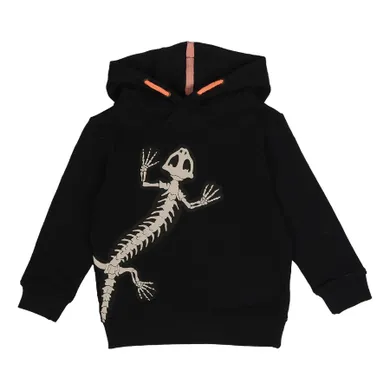 Bluza chłopięca z kapturem, czarna, Tom Tailor