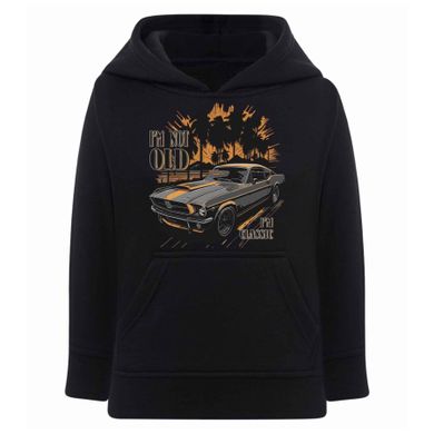 Bluza chłopięca z kapturem, czarna, Tup Tup