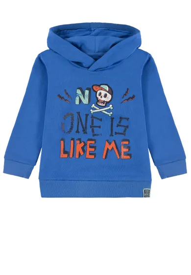 Bluza chłopięca z kapturem, niebieska, Tom Tailor
