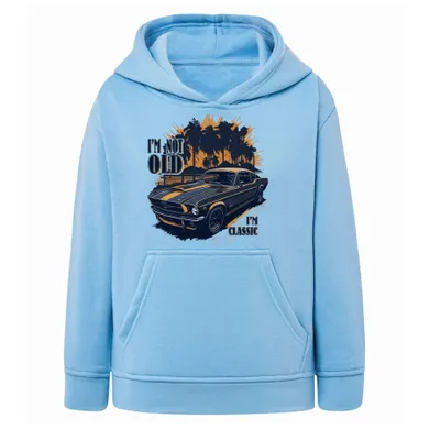 Bluza chłopięca z kapturem, niebieska, Tup Tup