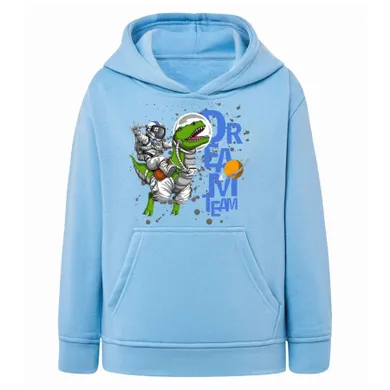 Bluza chłopięca z kapturem, niebieska, Tup Tup