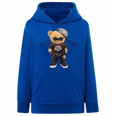 Bluza chłopięca z kapturem, niebieska, Tup Tup