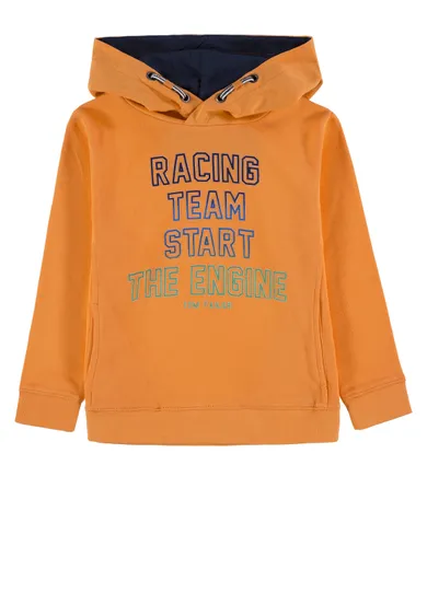 Bluza chłopięca z kapturem, pomarańczowa, Tom Tailor