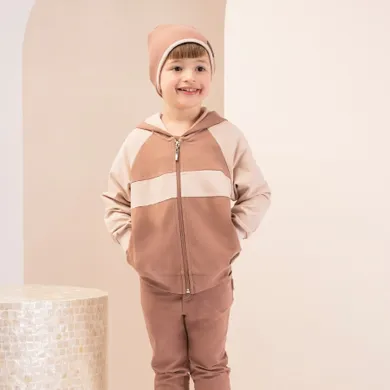 Bluza chłopięca z kapturem, rozpinana, mix, Nicol