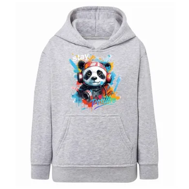 Bluza chłopięca z kapturem, szara, Tup Tup