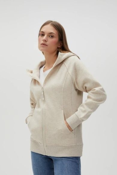 Bluza damska, beżowa, Moodo