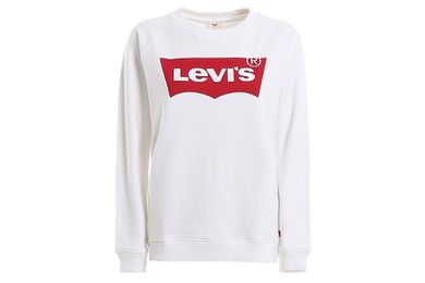 Bluza damska, biała, Levi's Sport Graphic Hoodie