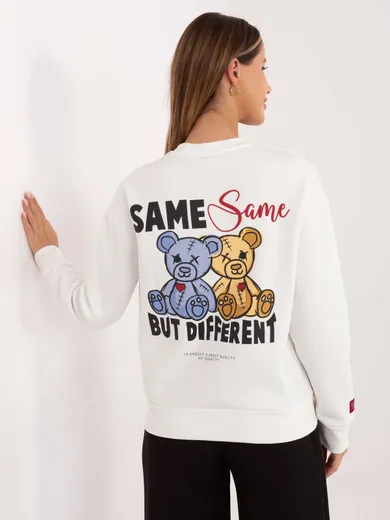 Bluza damska, biała, Sublevel