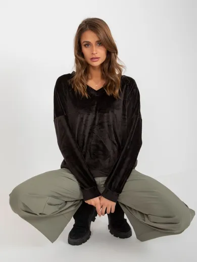 Bluza damska, czarna, Relevance