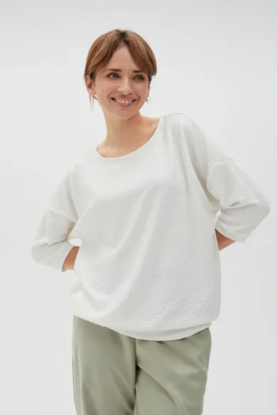 Bluza damska, ecru, Moodo