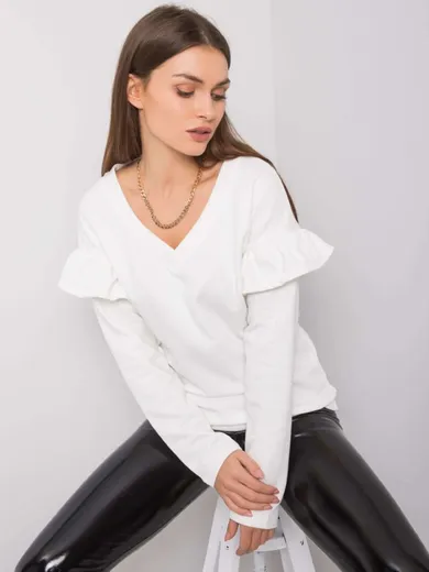 Bluza damska, ecru, Rue Paris