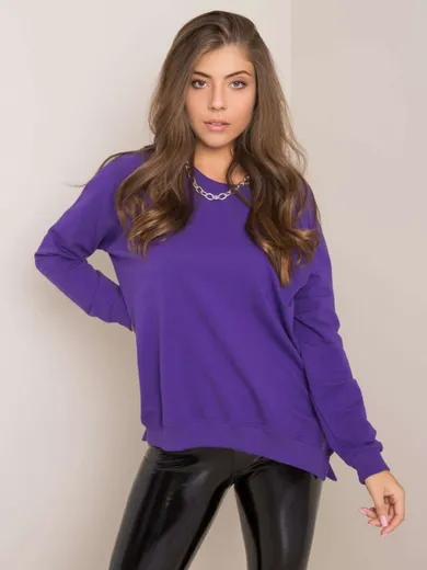 Bluza damska, fioletowa, Rue Paris