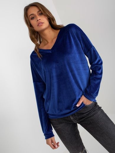 Bluza damska, niebieska, Relevance