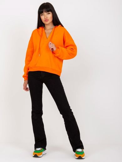 Bluza damska, pomarańczowa, Basic Feel Good