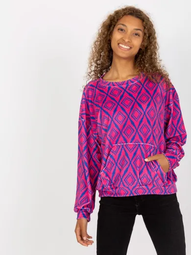 Bluza damska, różowa, Rue Paris