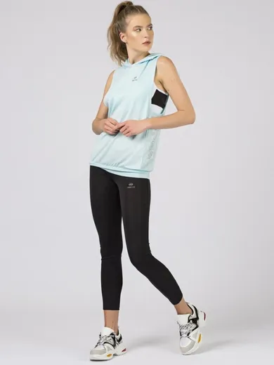 Bluza damska z kapturem, niebieska, Tommy Life
