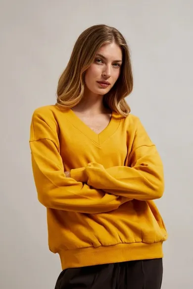Bluza damska, żółta, Moodo