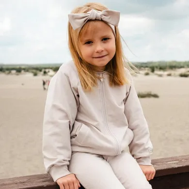 Bluza dziecięca, rozpinana, beżowa, Eevi