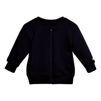 Bluza dziecięca, rozpinana, czarna, Eevi