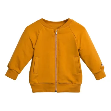Bluza dziecięca, rozpinana, musztardowa, Eevi