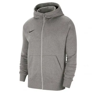 Bluza dziecięca z kapturem, rozpinana, szara, Nike Park 20 Fleece FZ Hoodie Junior