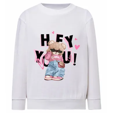 Bluza dziewczęca, biała, Tup Tup