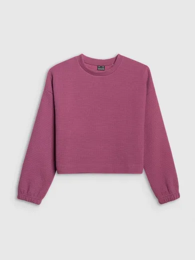 Bluza dziewczęca, fioletowa, 4F