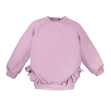 Bluza dziewczęca, fioletowa, falbanki, Eevi