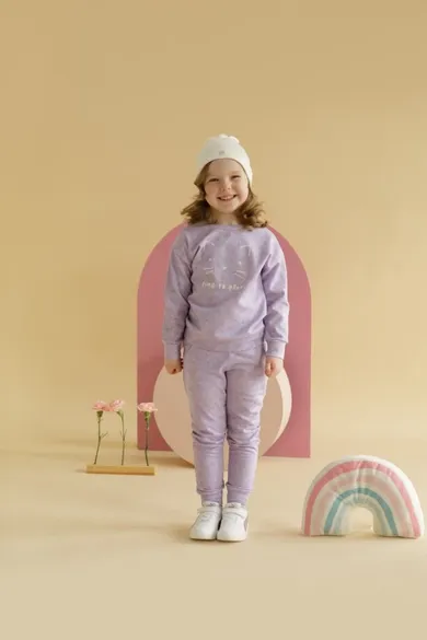 Bluza dziewczęca, fioletowa, Pinokio