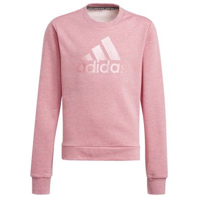 Bluza dziewczęca, różowa, Adidas Boss Crew
