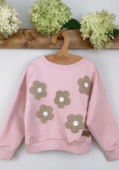 Bluza dziewczęca, różowa, Marika