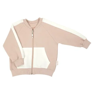 Bluza dziewczęca, rozpinana, beżowa, Nicol