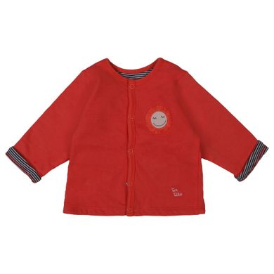 Bluza dziewczęca, rozpinana, czerwona, Tom Tailor