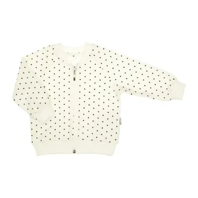 Bluza dziewczęca, rozpinana, ecru, Nicol